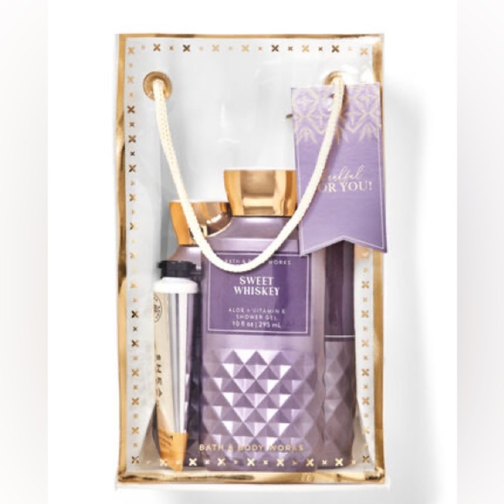 Sweet Whiskey Gift Bag Set - BATH AND BODY WORKS